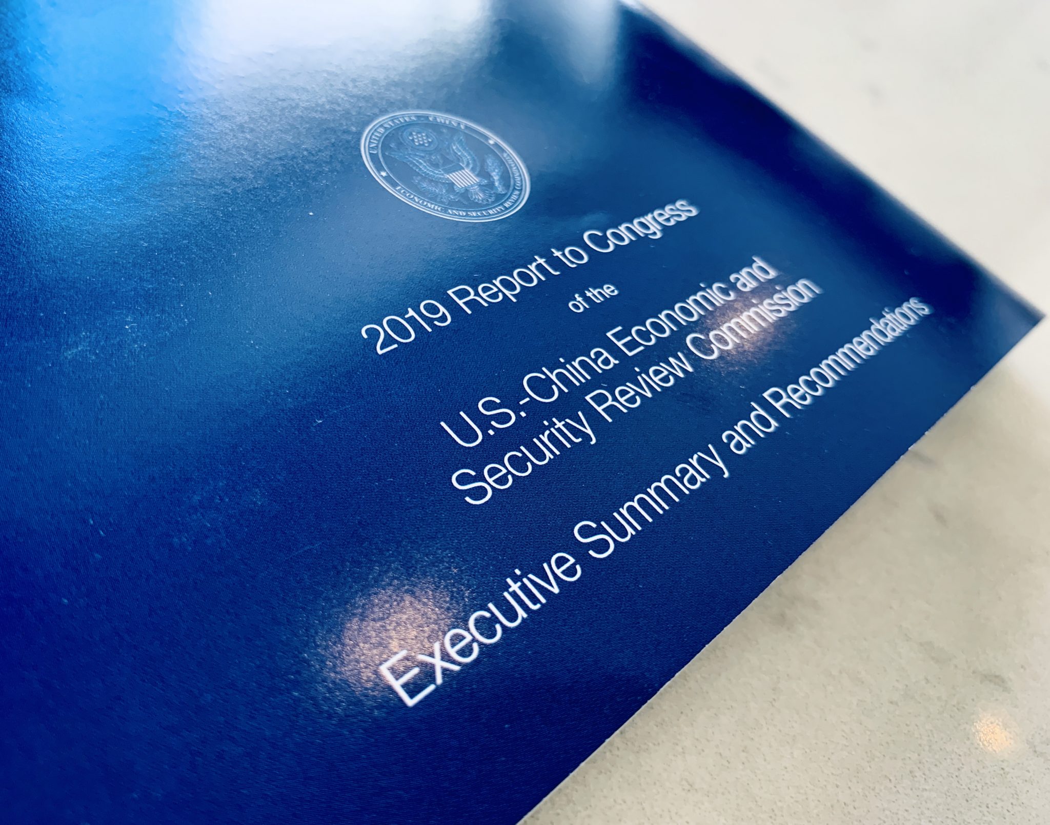“Executive Summary and Recommendations” of the U.S.-China Economic and Security Review Commission 2019 Annual Report to Congress